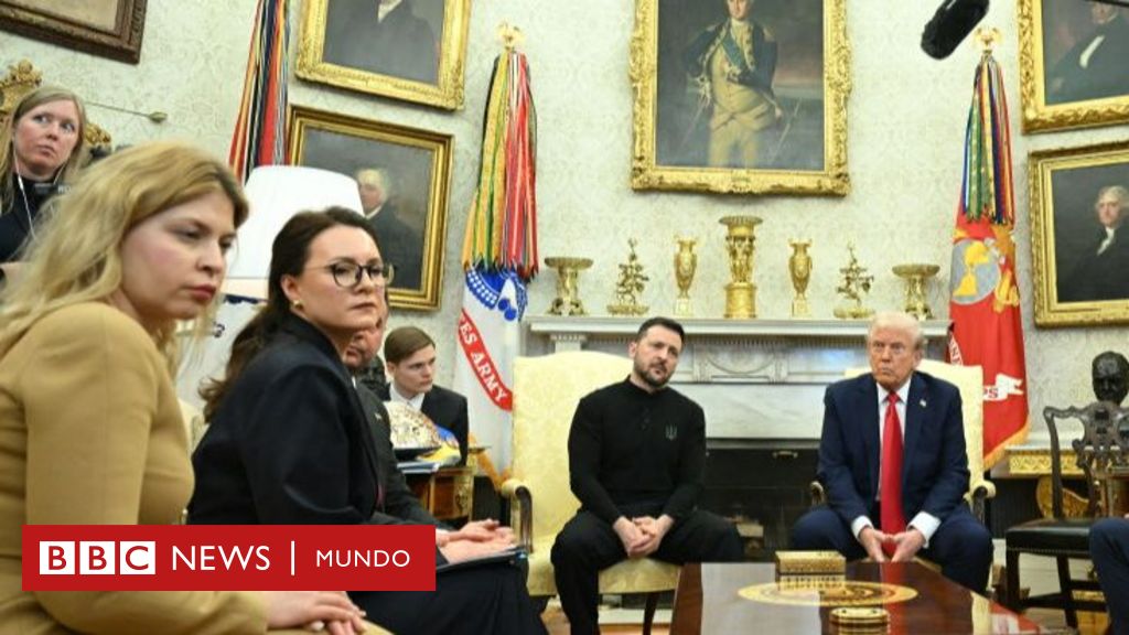 Cómo vieron desde dentro del Despacho Oval el enfrentamiento Zelensky-Trump dos periodistas del Servicio Ucraniano de la BBC