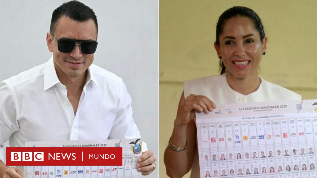 Elecciones en Ecuador: el presidente Daniel Noboa y la opositora Luisa González volverán a disputarse la presidencia en segunda vuelta