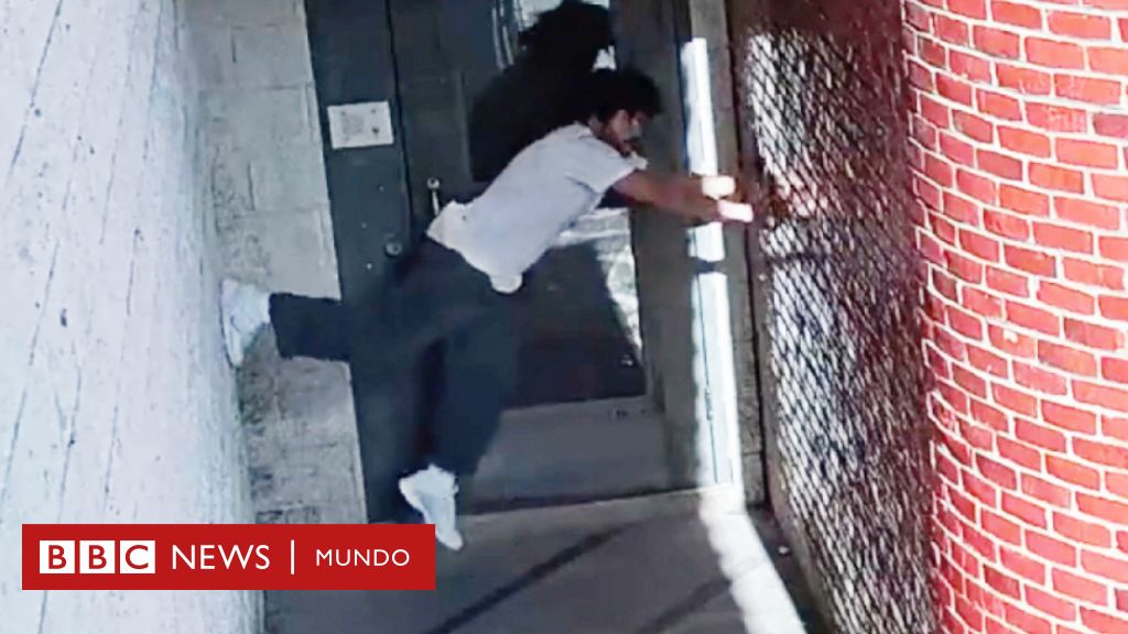 Las asombrosas imágenes que muestran cómo un peligroso asesino escapó de una cárcel en EE.UU. "caminando como un cangrejo"