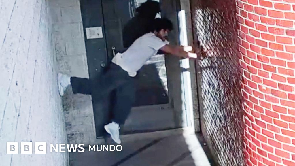 Las asombrosas imágenes que muestran cómo un peligroso asesino escapó de una cárcel en EE.UU. "caminando como un cangrejo"