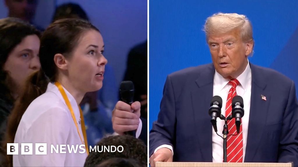 Trump sorprende a periodista ucraniana con saludos a su esposo