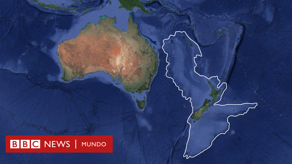 Zealandia: A map showing how large a continent sank into the Pacific Ocean and took 375 years to find.