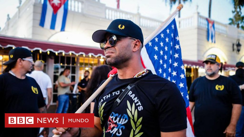 Enrique Tarrio, el exlíder de los Proud Boys de origen cubano que fue condenado a 22 años de cárcel por el asalto al Capitolio en EE.UU.