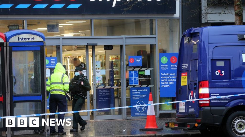 Five Arrested After Cash Van Armed Robbery In Belfast - BBC News