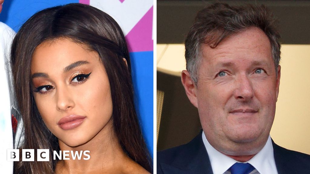 1024px x 576px - Ariana Grande hits out at Piers Morgan over Little Mix nude row - BBC News