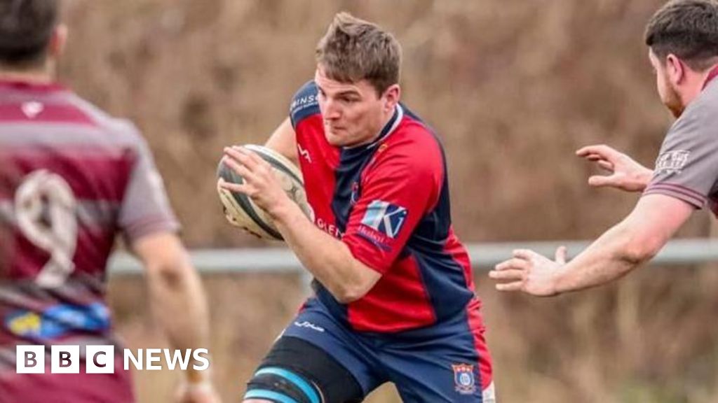 Rugby player ends up in hospital after falling in dog poo