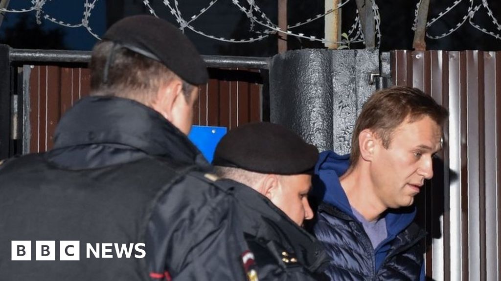 Putins Critic Alexei Navalny Arrested Moments After Release From Jail