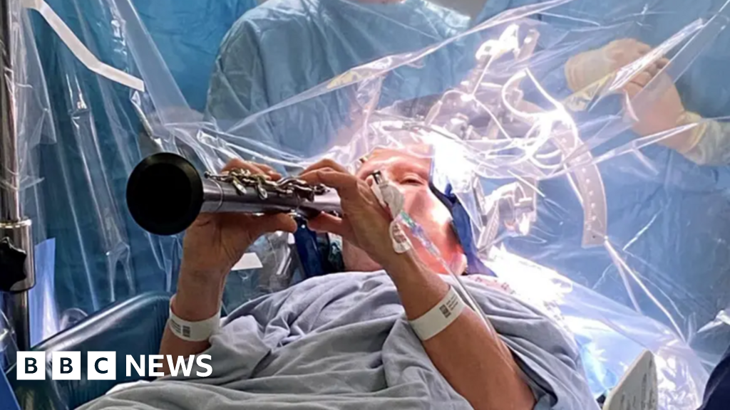 'Delighted' woman played clarinet in brain surgery