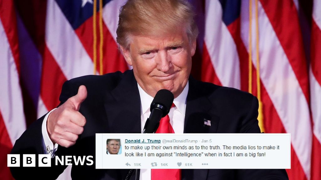 The Donald Trump tweets that say so much and reveal so little - BBC News