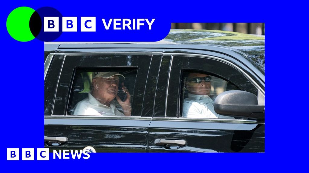 Watch: How Trumps drive to his golf course shaped homeless crackdown