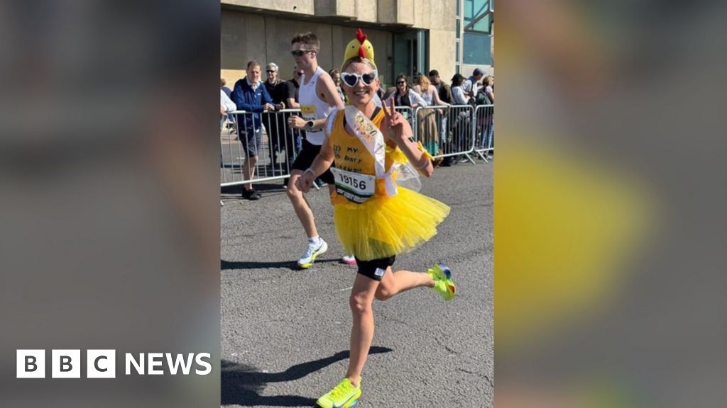 Brighton Marathon thirdplaced finish for hungover bridetobe BBC News