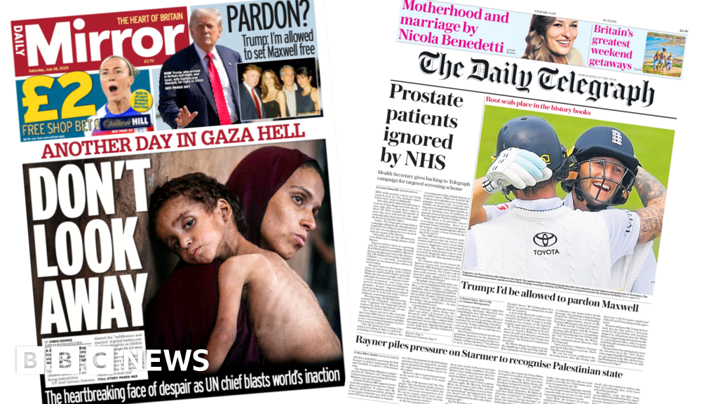 'Don't look away' and 'Prostate patients ignored by NHS'