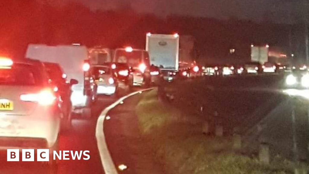 traffic-worse-at-newport-m4-junction-after-13m-upgrade-bbc-news