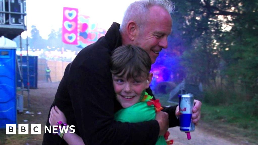 Budding DJ, 11, meets hero Fatboy Slim