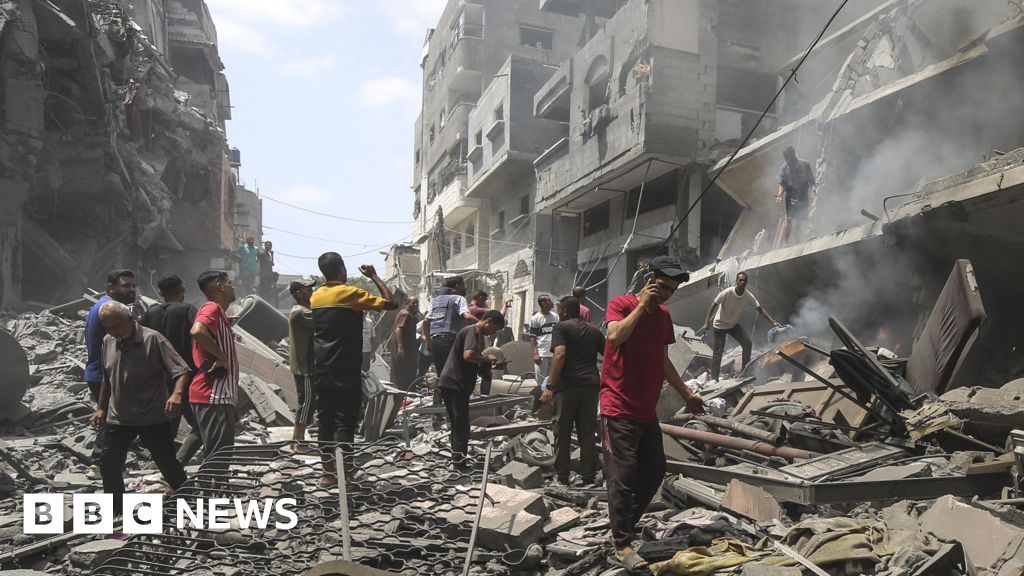 Israel bombards Gaza City as UK and allies demand action against 'unfolding famine'