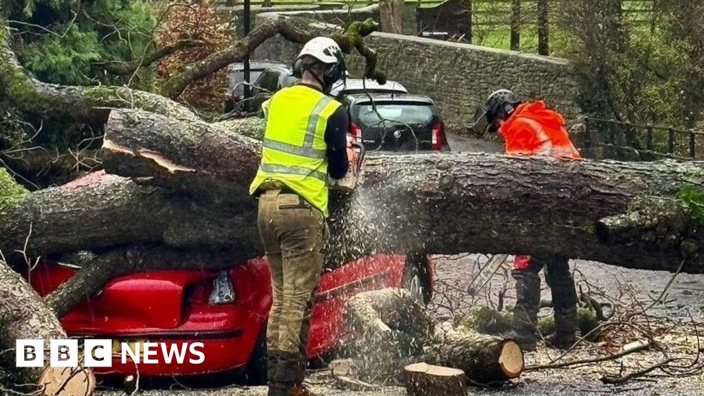 West of England battered by Storm Bert with several roads flooded