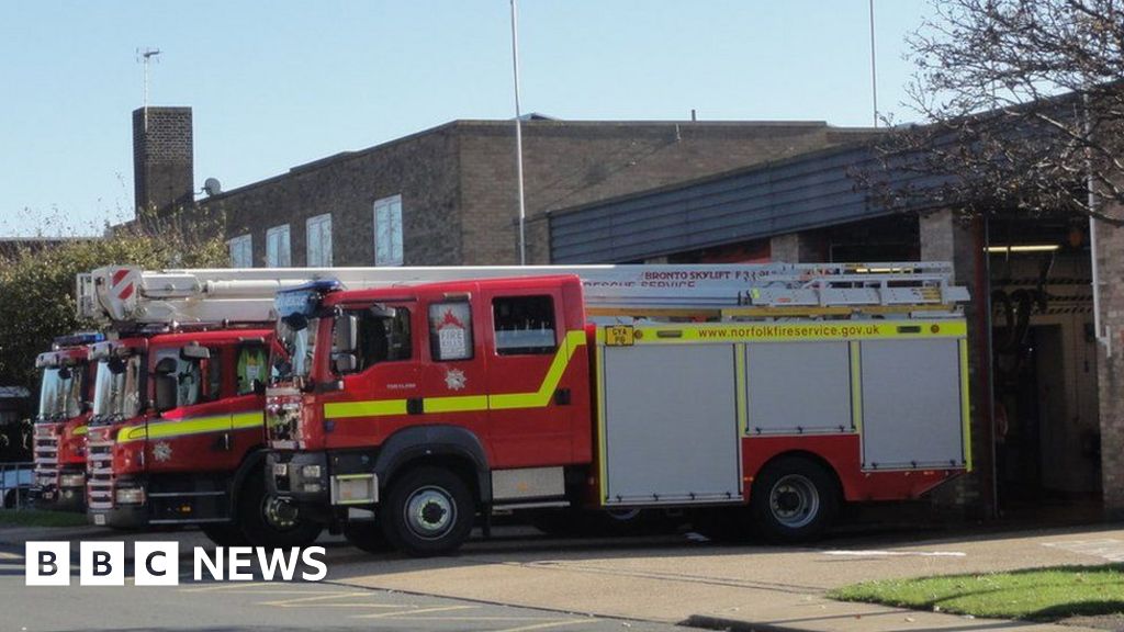 West Acre fire tackled by Norfolk fire service near Swaffham