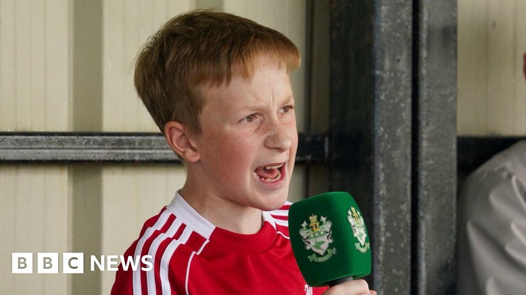 Club's new 13-year-old stadium announcer praised