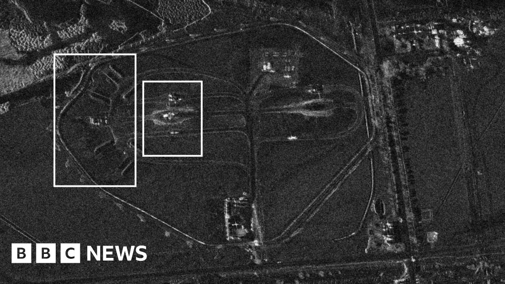 Damage seen at Iran air base after Israeli attack