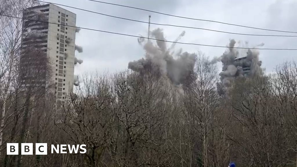 Watch: Glasgow tower blocks demolished by controlled explosions