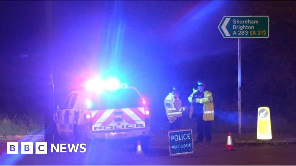 Shoreham crash Man killed in single vehicle collision