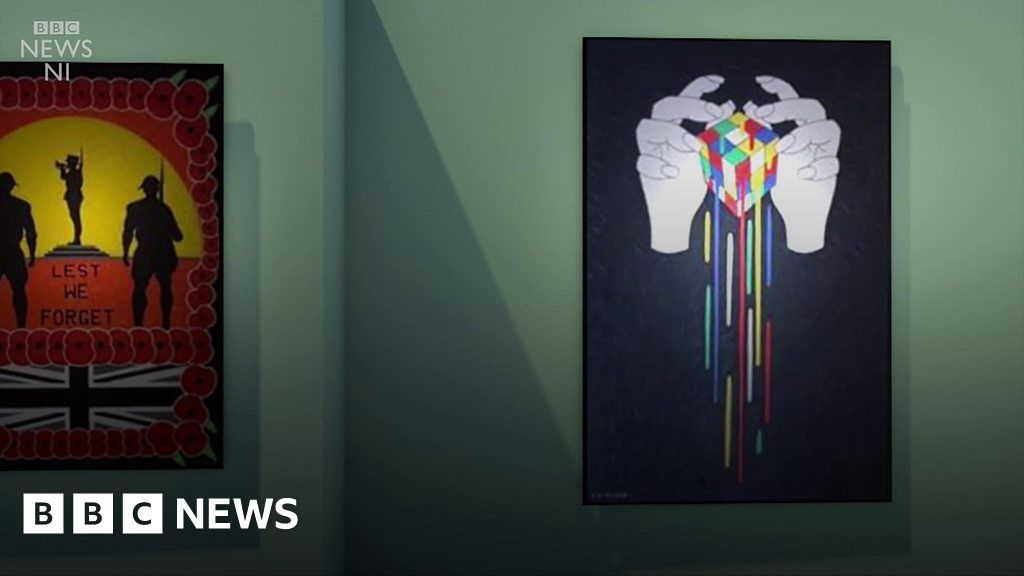 The art of a killer Michael Stone opens art show during release BBC