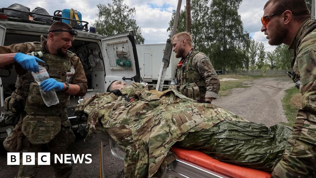 Die Kämpfe in Charkiw verschärfen sich, als Russland mitteilt, dass Truppen in Wowsansk einmarschieren