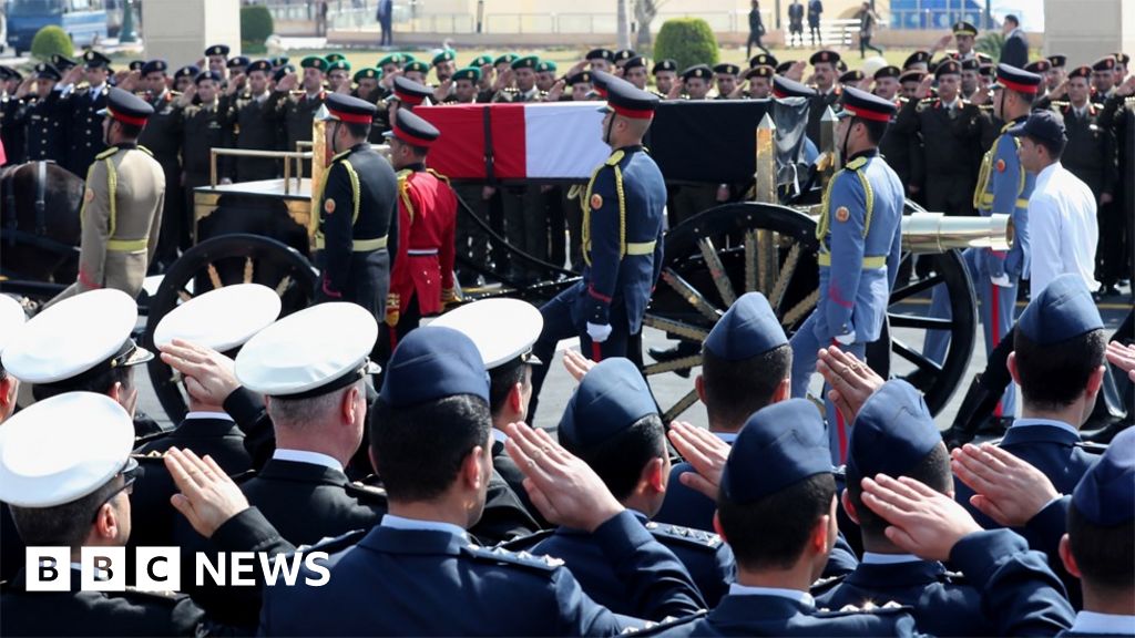 Hosni Mubarak: Egypt's military holds the funeral for the ousted President
