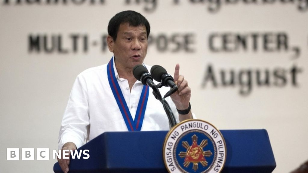 philippines-rodrigo-duterte-threatens-to-leave-un-bbc-news