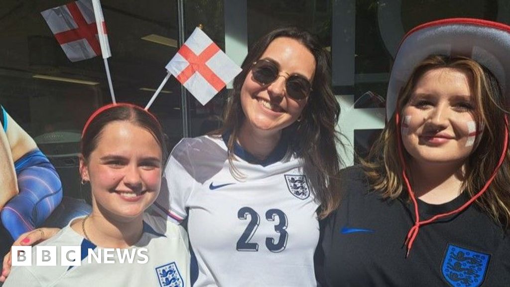'More emotional than I was expecting': England fans show passion ahead of Euro 2025 semi-final