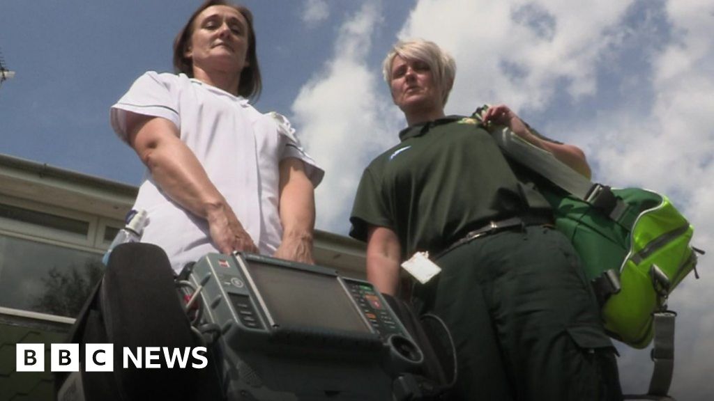 Meet the NHS duo keeping the elderly safe at home BBC News