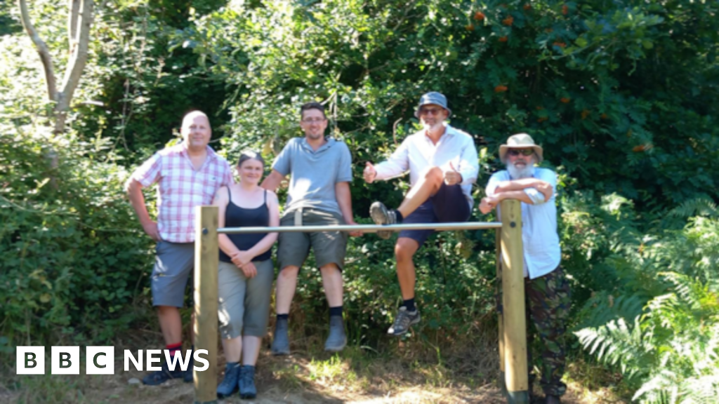 Woodland gets new benches and fitness equipment