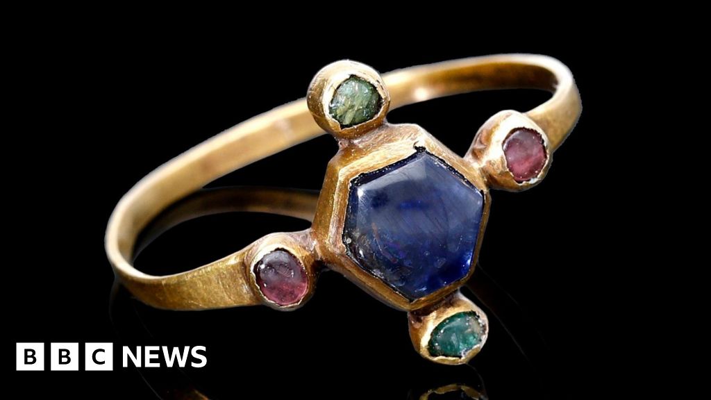 Medieval ring found in Norfolk field could sell for £18k