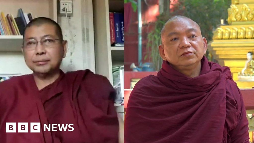 Myanmar coup: The monks divided over the deadly protests