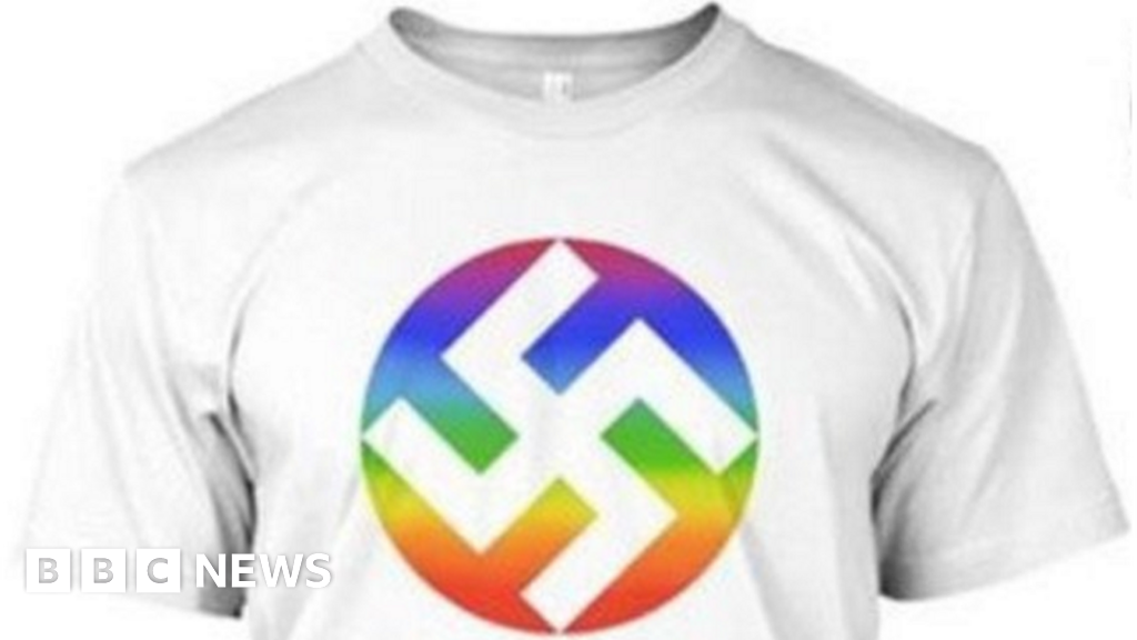 Swastika T-shirt company to U-turn on campaign - BBC News