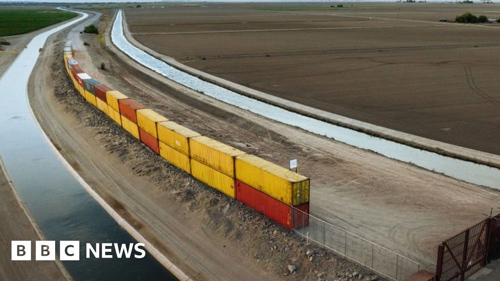 US sues Arizona over shipping container border wall