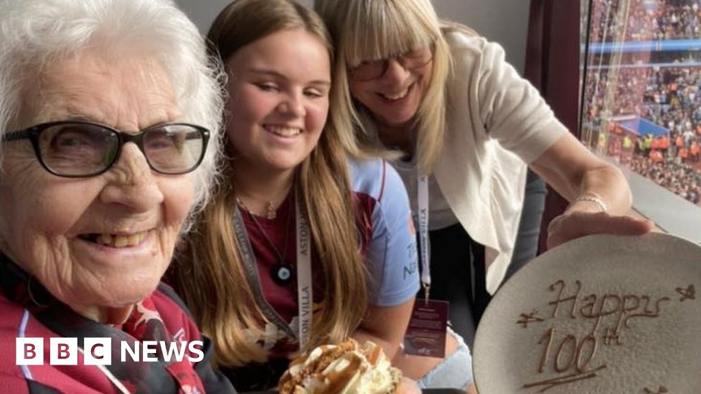 Aston Villa 'always win' for 100yearold greatgrandmother
