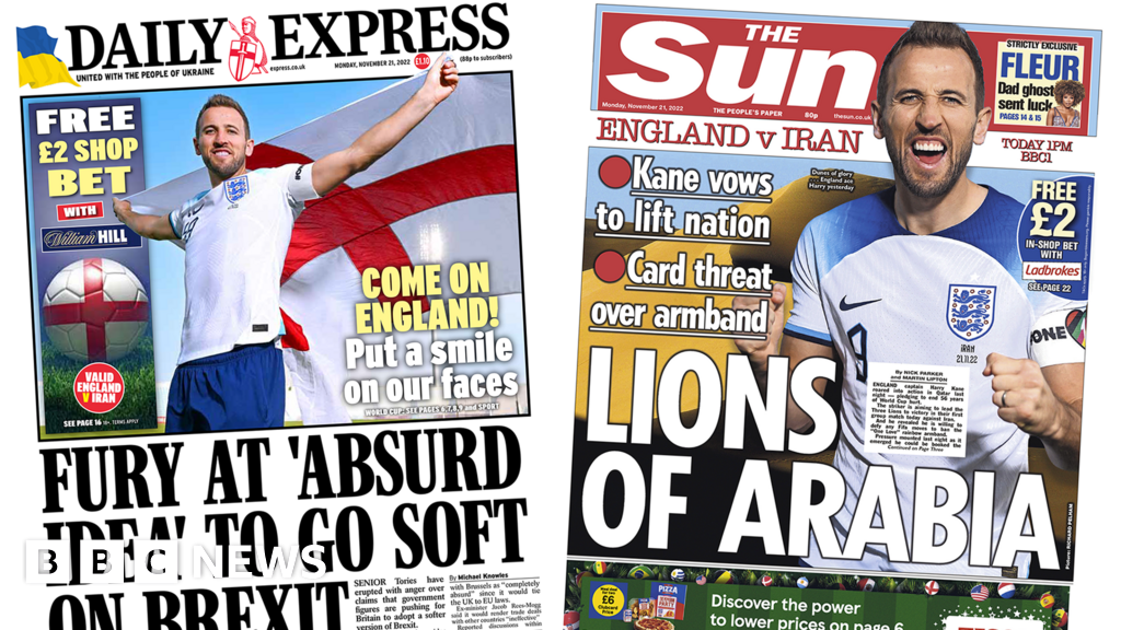 Newspaper headlines: ‘Lions of Arabia’ and ‘soft Brexit warnings’