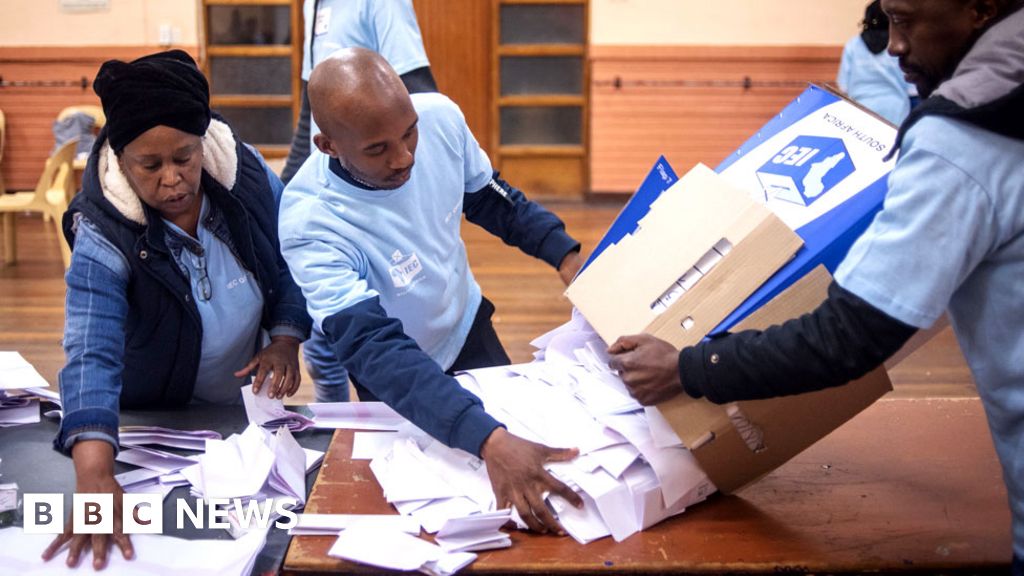 South Africa election ANC wins with reduced majority BBC News