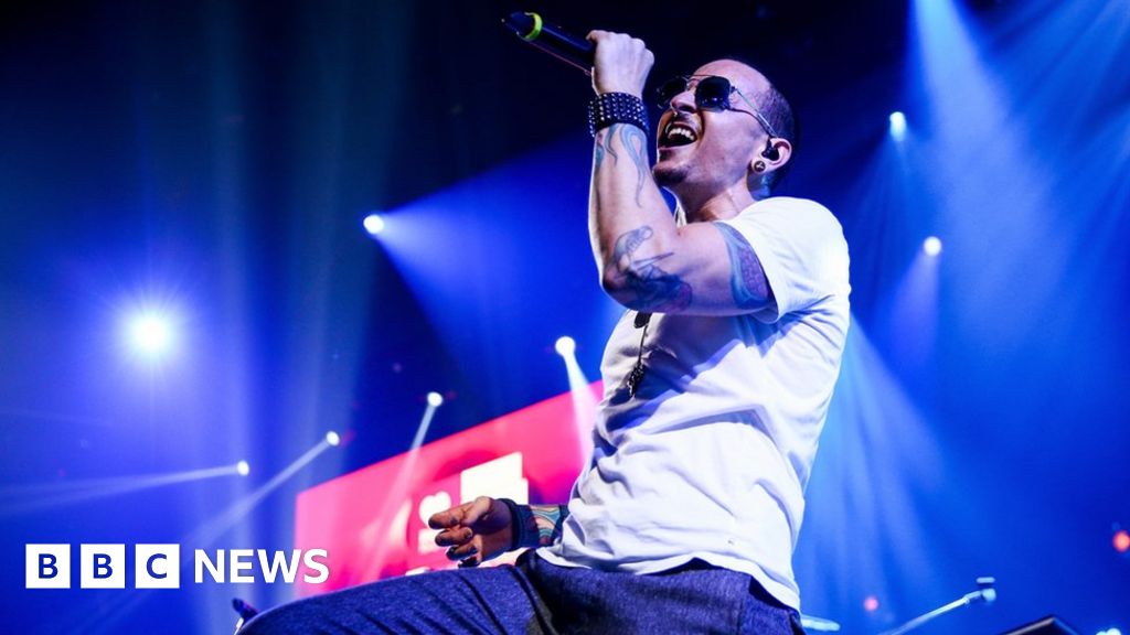 Chester Bennington's wife shares family photo days before he killed himself