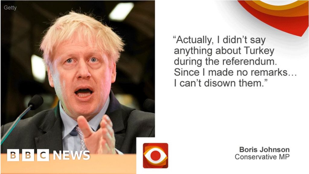 Brexit: Did Boris Johnson talk Turkey during referendum ...