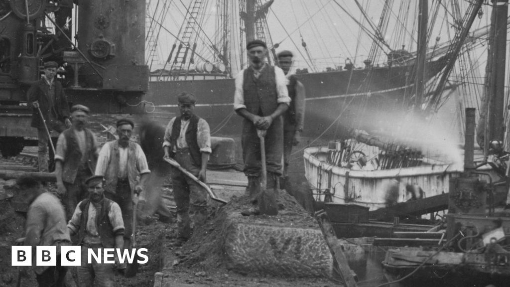Photo Ancienne Originale - Ipswich Docks, Suffolk - 7 Janvier 1965