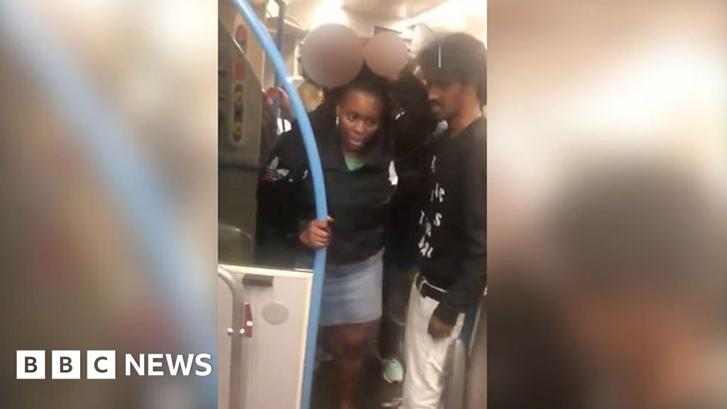 The Moment Passengers Attack Others On Board Train Bbc News 
