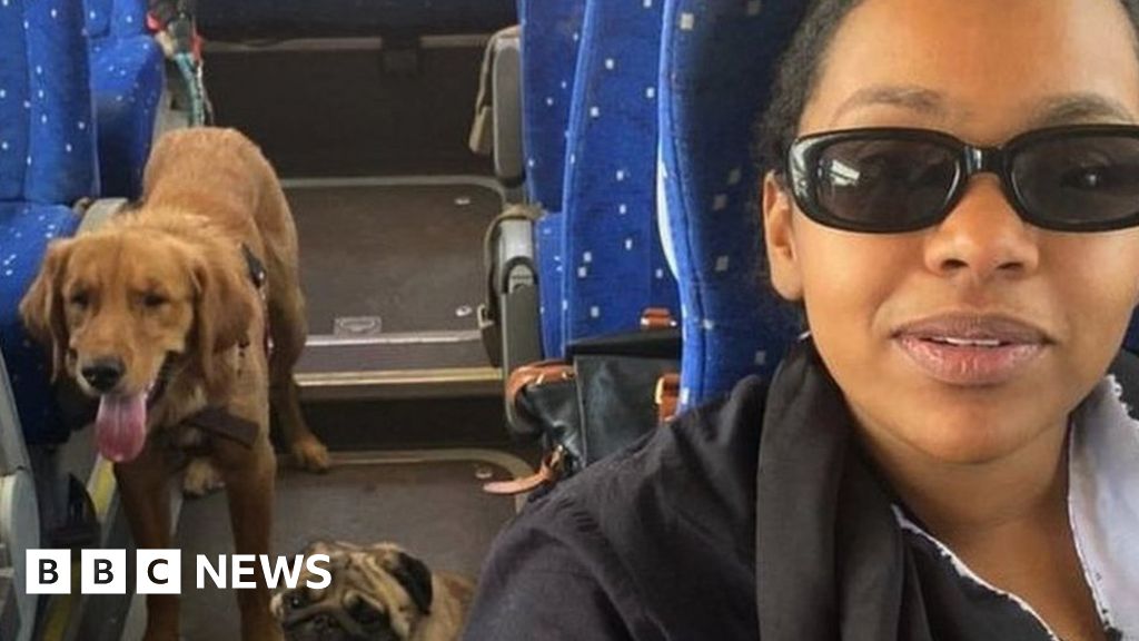 Memerangi Sudan: Di bus ke Mesir bersama Mario si anjing
