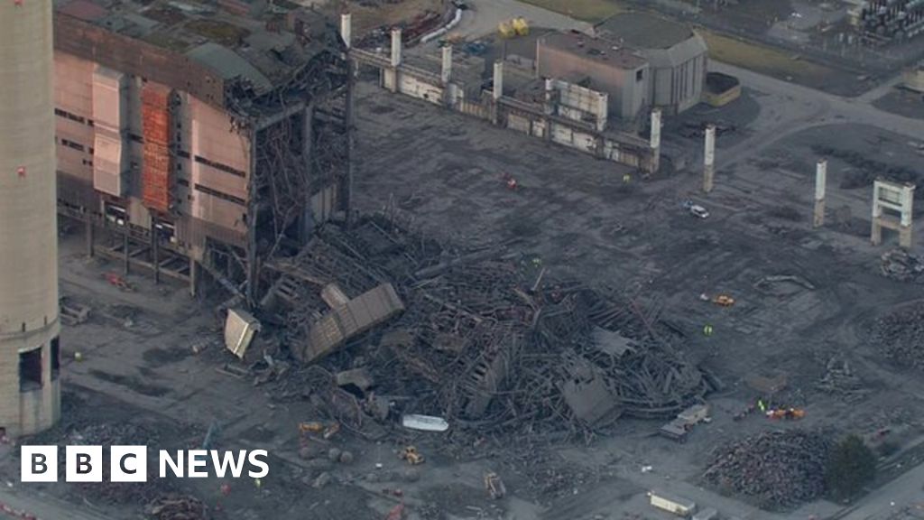 Didcot Power Station collapse One dead and three missing BBC News
