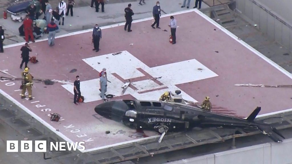 Transplant success after donor heart helicopter crash in Los Angeles