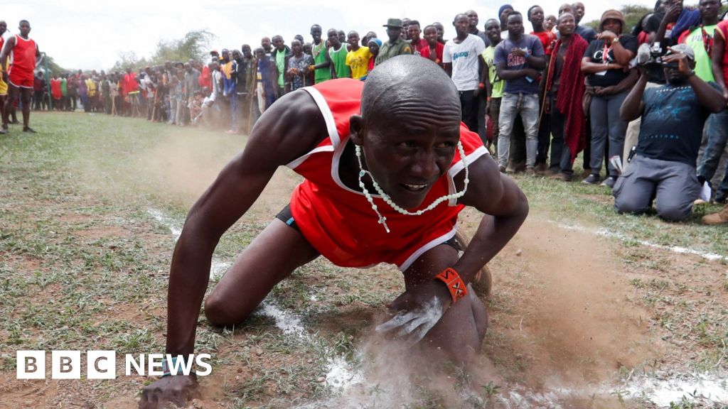 Kenya Maasai Olympics: Hundreds gather for lion hunt alternative