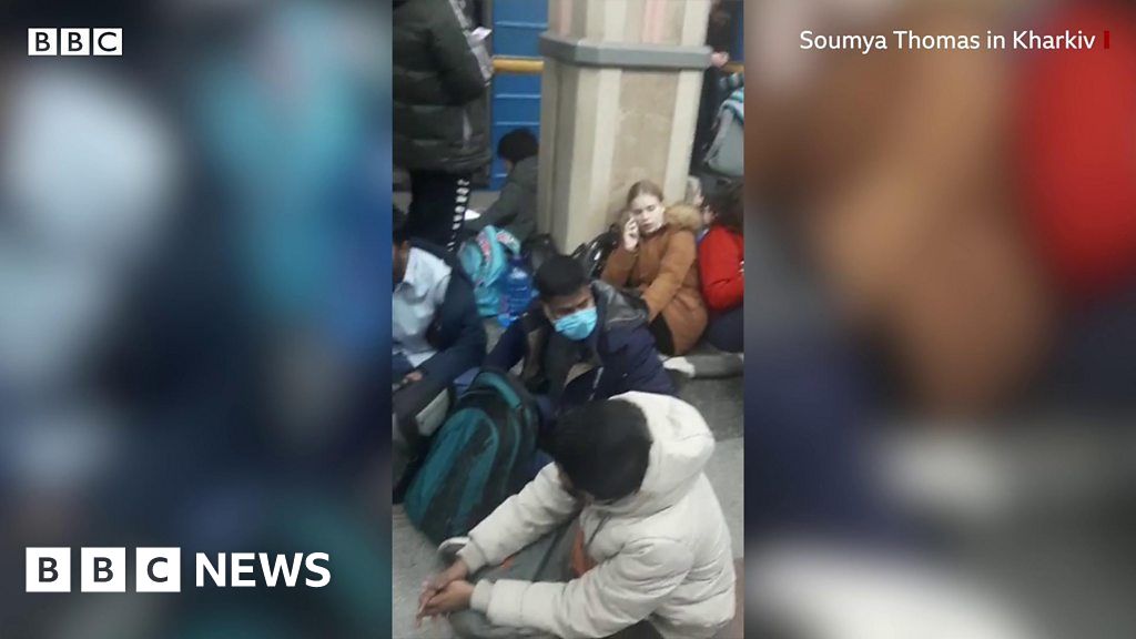 Ukraine conflict: Indian students take shelter in Kharkiv bunker amid ...