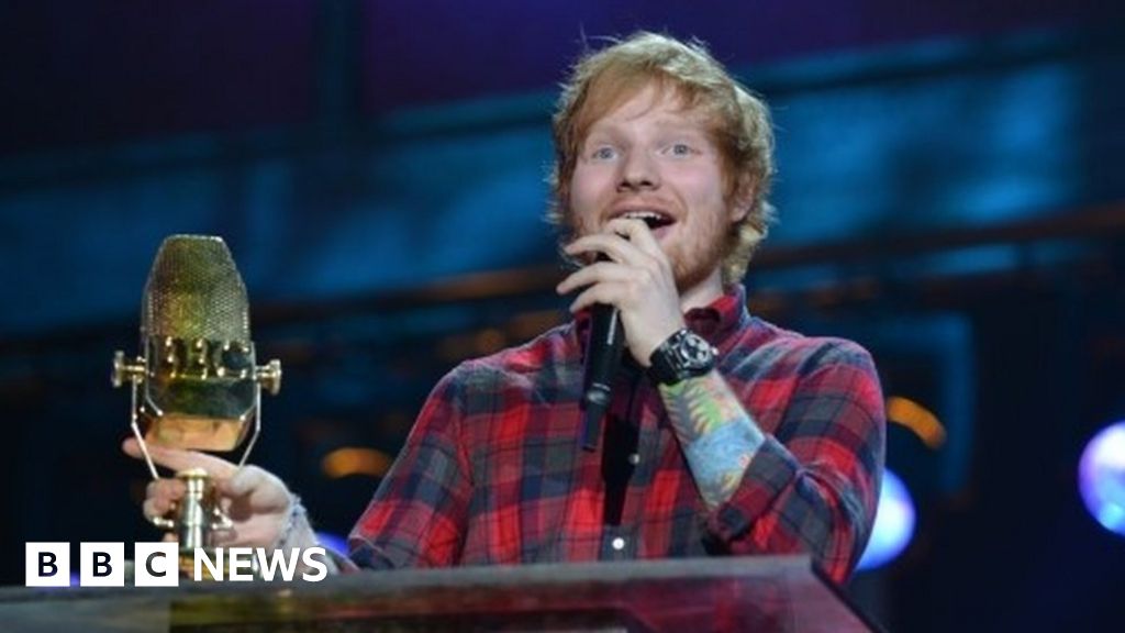 Ed Sheeran takes on Ellie Goulding for BBC Music song award BBC News