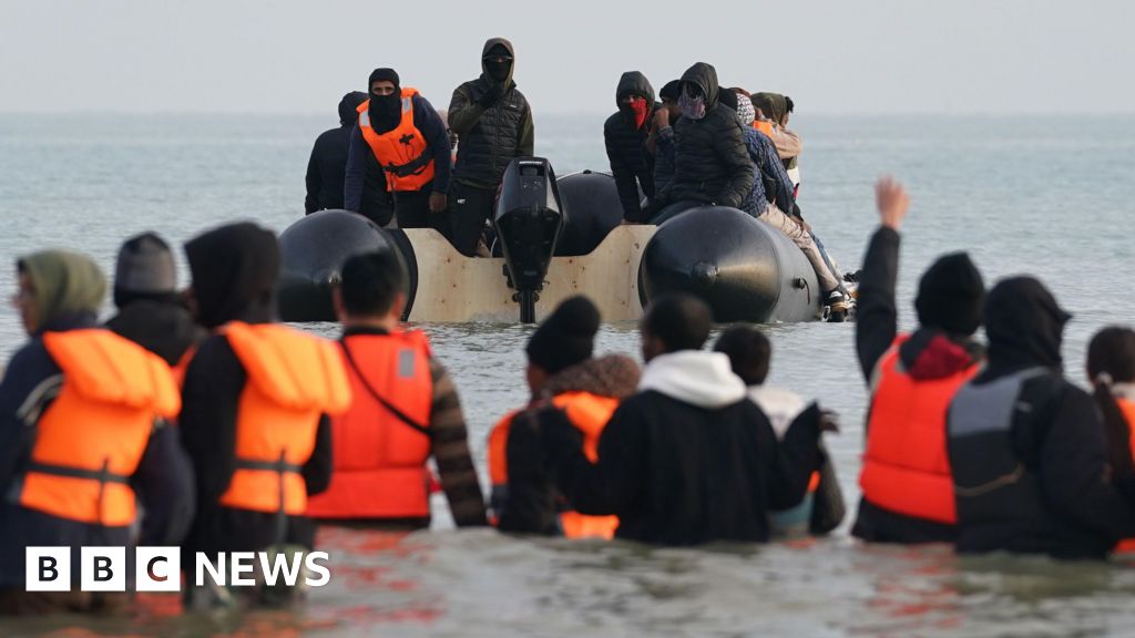 How many people cross the Channel in small boats and where do they come from?